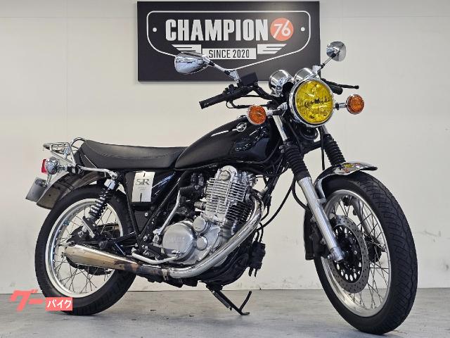 ＳＲ４００　ＧＯＯＤＳスリップオンマフラー　グリップヒーター　マーシャルヘッドライト　リアキャリア　オイル油温計　ＥＴＣ