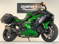 カワサキ　Ｎｉｎｊａ　Ｈ２　ＳＸ　ＳＥ　ノーマル車　純正両サイドパニア　ユピテルナビ