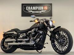 ＨＡＲＬＥＹ−ＤＡＶＩＤＳＯＮ　ＦＸＢＲ　ソフテイル　ブレイクアウト　ブラックデニム　ＣＯＢＲＡスリップオン　クラッシュバー　スモークレンズ　グリップ　ＥＴＣ