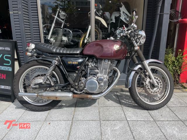 ＳＲ４００　ＢＳＡレトロカフェＳＴＹＬＥ　フルカスタム　ブラウン　キャプトンマフラー