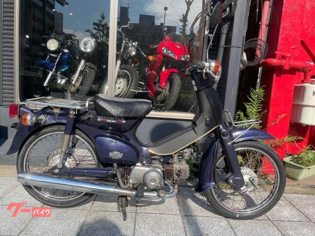 スーパーカブ５０ＤＸ　前後タイヤ新品　キャブＯＨ済　プラグバッテリー交換済　シート張り替えレッグカットｃｕｓｔｏｍ　