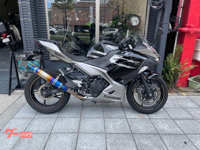 Ｎｉｎｊａ　２５０　ブラック×ガンメタ　カスタムマフラー装備　ＧＯＯＤ　ｓｏｕｎｄ