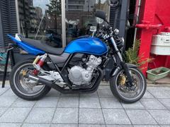 ホンダ　ＣＢ４００Ｓｕｐｅｒ　Ｆｏｕｒ　ＶＴＥＣ　Ｒｅｖｏ　ライトブルー　プリティマフラー　フェンダーレス　ＬＥＤ　ナポミラ