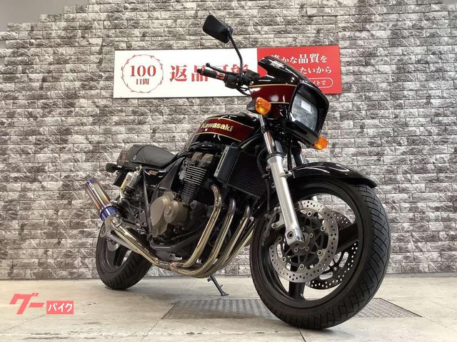 カワサキ ZRX400 フルエキサンセイレーシングマフラー グリップ