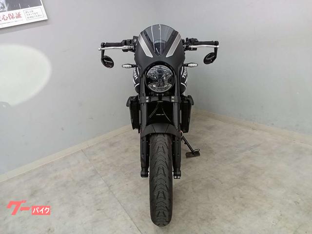 TRIUMPH トライデント660 バーエンドミラー メーター