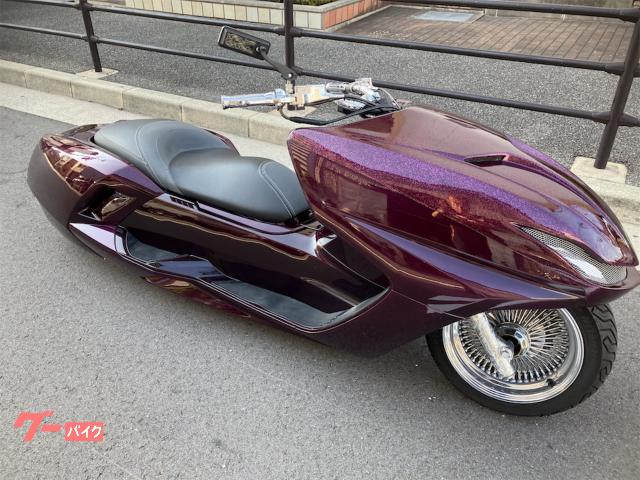 ★車名 YAMAHA，マグザム・カスタム車両・全国陸送可能〜 ヤマハ マグザム カスタムトライク 2007年モデル ブラウン