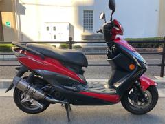 ヤマハ　シグナスＸ　ＳＲ　カーボンエンドマフラー