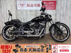 ＨＡＲＬＥＹ−ＤＡＶＩＤＳＯＮ　ＦＸＢＲＳ　ソフテイル　ブレイクアウト１１４・バッテリー新品・車検対応ジキルマフラー・Ｓ＆Ｓエアクリ・オベロンレバー・サイドバック