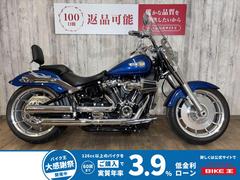 ＨＡＲＬＥＹ−ＤＡＶＩＤＳＯＮ　ＦＬＦＢＳ　ソフテイルファットボーイ１１４・バッテリー新品・バンスマフラー・アレンネスエアクリ・デタッチャブルＣＣバー