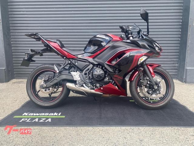 Ｎｉｎｊａ　６５０　２０２１年モデル　カワサキプラザ認定中古車　ワンオーナー車　トップケースブラケット　ＤＣソケット　マルチバー
