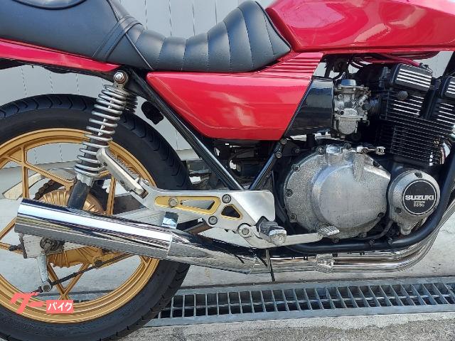 スズキ ＧＳＸ４００ＦＳインパルス アールズオイルクーラー アップハンドル ショート管 段付きシート｜モーターサイクル大阪センター  ＣｈｏｕＣｈｏｕ｜新車・中古バイクなら【グーバイク】