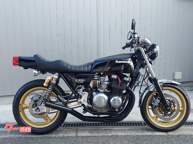 Ｚ４００ＦＸ　Ｅ２　ＦＣＲキャブレター３３Φ　ＭＡＲＶＩＣホイール１７インチ　ＢＥＥＴバックステップ　ダイナセミトラ