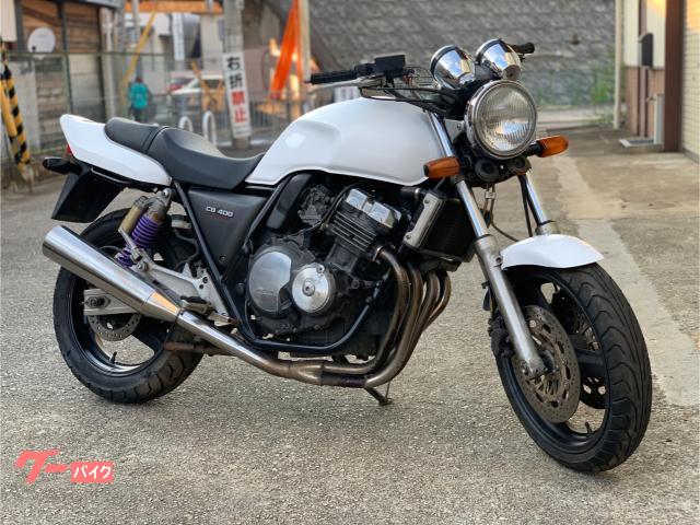 ＣＢ４００Ｓｕｐｅｒ　Ｆｏｕｒ　ＮＣ３１　　ネイキッド　スーフォア　　白　ノーマルマフラー　スーパーフォア　ホワイト　ＨＯＮＤＡ