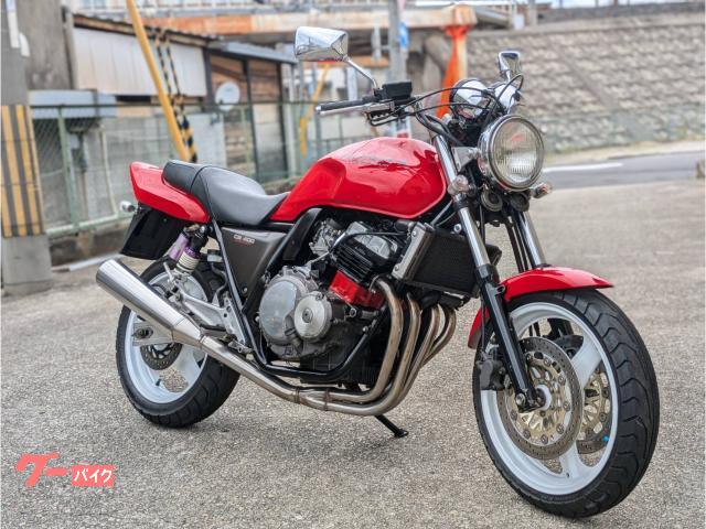 ＣＢ４００Ｓｕｐｅｒ　Ｆｏｕｒ　ＮＣ３１　レッド　白ホイール　社外リアサス　スーフォア　ネイキッド　スーパーフォア　中古車