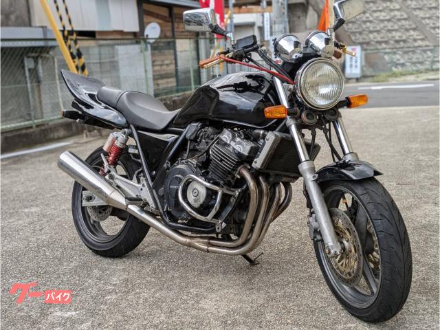 ＣＢ４００Ｓｕｐｅｒ　Ｆｏｕｒ　ＮＣ３１　軽スロ　アップハン　ハネテール　カスタム車　社外レバー