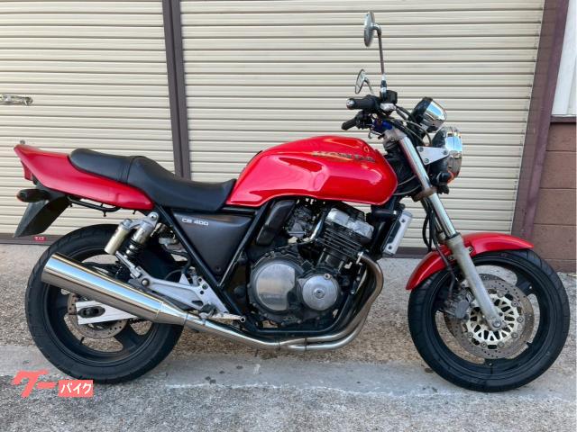 赤本 大阪堺発♪ホンダ CB400SF NC31 赤 社外マフラー アップハン
