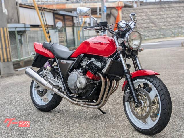 ＣＢ４００Ｓｕｐｅｒ　Ｆｏｕｒ　ＮＣ３１　赤ソリ　レッド　白ホイール　純正　マフラー　リアサス　スーフォア　スーパーフォア　中古車