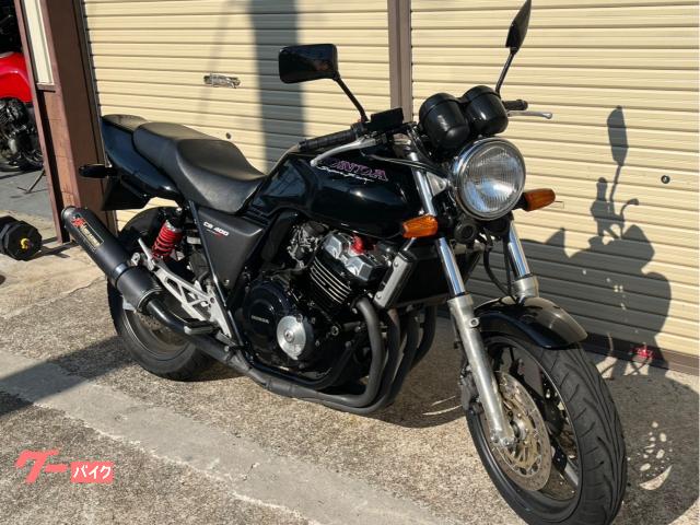 ＣＢ４００Ｓｕｐｅｒ　Ｆｏｕｒ　ＮＣ３１　黒　ブラック　バージョンＲ　社外　マフラー　リアサス　スーフォア　スーパーフォア　中古車