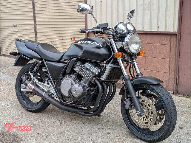 ＣＢ４００Ｓｕｐｅｒ　Ｆｏｕｒ　ＮＣ３１　黒　艶消し　マットブラック　社外　リアサス　モリワキ　ショート管　マフラー　検Ｒ８年１月