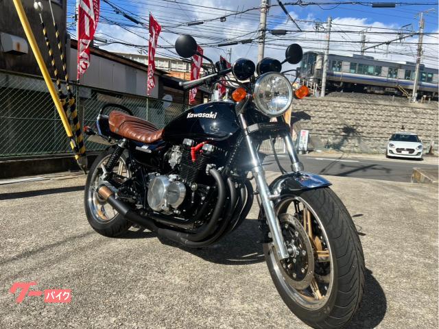 ＺＥＰＨＹＲ４００　カワサキ　ゼファー４００　ＺＲ４００Ｃ　黒　ブラック　Ｚ２仕様　社外　ショート菅　マフラー　タックロール