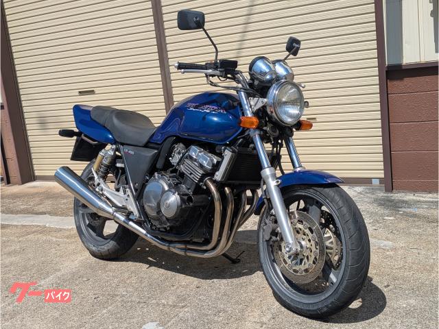 保証プラン選択可能♪　ＣＢ４００Ｓｕｐｅｒ　Ｆｏｕｒ　ＮＣ３１　青　ブルー　純正　ノーマル　ネイキッド　エンジンガード　スーフォア