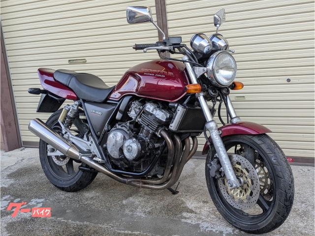 保証プラン選択可!CB400Super Four NC31 ワインレッド 純正 マフラー リアサス ノーマル スーフォア 中古車