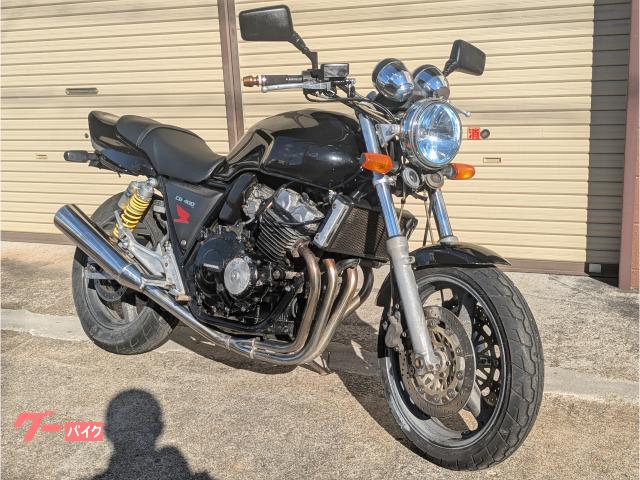 保証プラン選択可能！　ＣＢ４００Ｓｕｐｅｒ　Ｆｏｕｒ　ＮＣ３１　後期　黒　ブラック　純正　マフラー　社外　ハンドル　スーフォア
