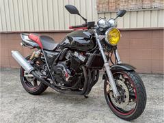 ホンダ　ＣＢ４００Ｓｕｐｅｒ　Ｆｏｕｒ　バージョンＳ　ＮＣ３１　ブラック　マーシャルヘッドライト　エンジンスライダー　カスタムシート　黒