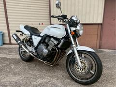 ホンダ　保証プラン選択可能♪　ＣＢ４００Ｓｕｐｅｒ　Ｆｏｕｒ　ＮＣ３１　白　ホワイト　社外　マフラー　フェンダーレス　タックロール　車検有