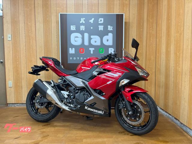 Ｎｉｎｊａ　２５０　ワンオーナー　２０２２年モデル　ＵＳＢ　マルチバー付き　キャンディーパーシモンレッド　ＬＥＤヘッドライト