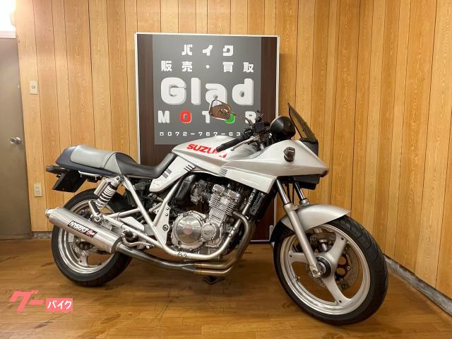 ＧＳＸ２５０Ｓ　ＫＡＴＡＮＡ　ＮＡＳＳＥＲＴ　ＢＡＳＩＣ　マフラー　デイトナ製ＵＳＢ　スマホホルダー　１９９１年モデル