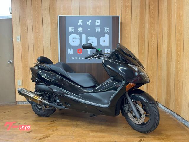 フォルツァ・Ｚ　２００８年モデル　ＭＦ１０型　無限マフラー　アルミステップボード　グリップヒーター　スマートキー