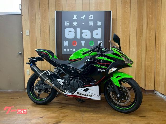 Ｎｉｎｊａ　４００　車検対応ＢＭＳ−Ｒマフラー　２０２２年モデル　ＥＸ４００Ｇ型　ＥＴＣ　スマホホルダー　マルチバー　カスタム多数