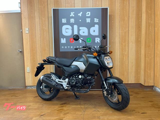 グロム　２０２４年モデル　１オーナー　デイトナ製ＵＳＢ　ヘルメットホルダー付き　デカールレス　ＧＲＯＭ１２５ＡＲ　純正キー２本有