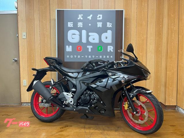 ＧＳＸ−Ｒ１２５　２０２３年モデル　ＤＬ３２Ｄ型　フルノーマル　ＡＢＳ標準装備　赤ホイール　フルカウルデザイン　タイタンブラック