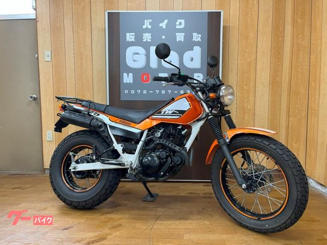 ヤマハ TW225E 最終モデル 2オーナー車 グリップヒーター リア