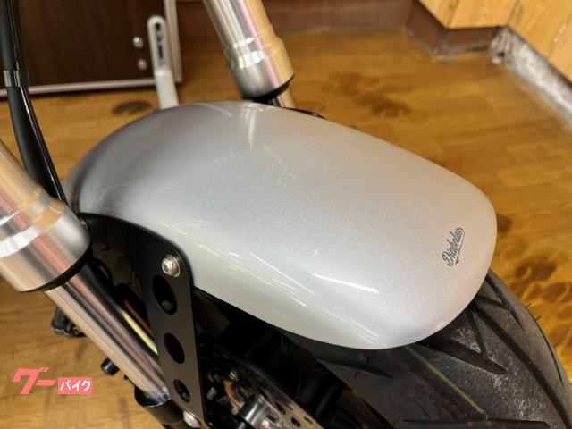 ホンダ ダックス125 DIABOLUS シルバーフロントフェンダー 