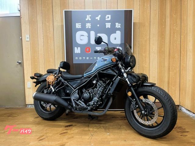 レブル２５０　ＡＢＳ　２０１９年モデル　フロントバックレスト　ＥＴＣ　ＵＳＢ　エンジンガード　ナックルガード　スクリーン付き