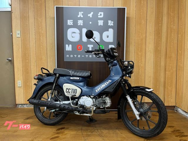 クロスカブ110 2023年モデル マットジーンズブルーメタリック キジマ製タンデムバー 社外セミダブルシート 純正キー2本有り