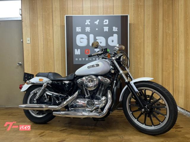 XL1200L ロー ボバー エボエンジン LEDヘッドライト エンジンガード ステップボード ゴールドパールピンストライプ