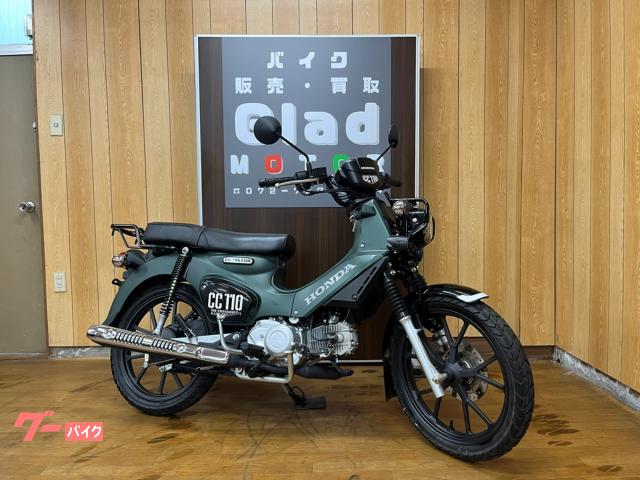 クロスカブ110 TAKEGAWAフォグランプ ダブルシート リアキャリア USB マットアーマードグリーンメタリック JA60型