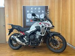 ホンダ　４００Ｘ　ＬＥＤフォグランプ　センタースタンド　ナックルガード　フロントサイドパイプ　グリップヒーター　ＥＴＣ　２０２１年モデル
