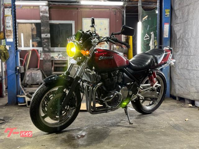 ＺＥＰＨＹＲ４００　火の玉　社外ヘッドライト　タックロールシート　マフラー　ファッションタンデムバー　カスタム多数
