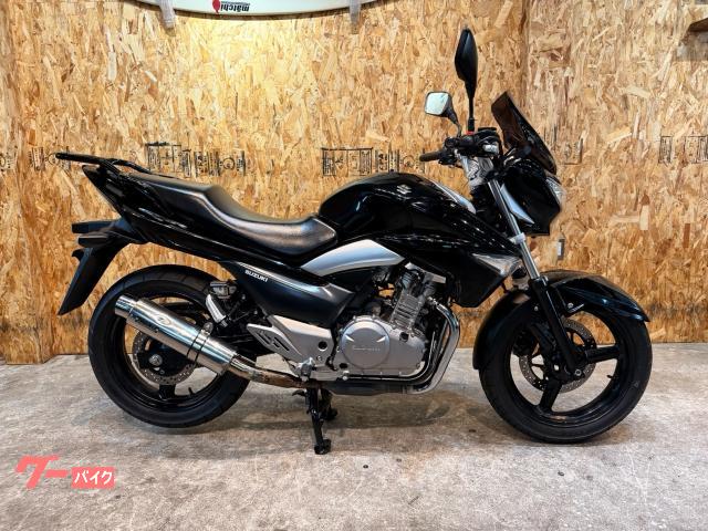 GSR250‼️ 社外マフラー　現車確認可能　陸送手配可能 スズキ GSR250 WR'Sマフラー ETC付き リアキャリア 軽二輪