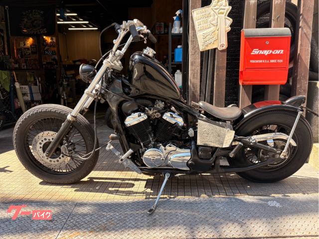 ホンダ スティード400 フルカスタム チョッパー 社外マフラー