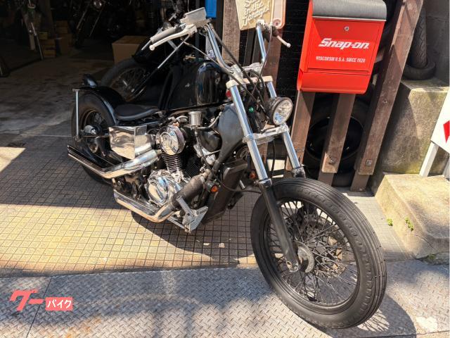ホンダ スティード400 フルカスタム チョッパー 社外マフラー