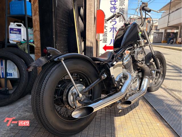 ホンダ スティード400 フルカスタム チョッパー 社外マフラー
