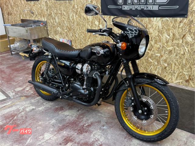 カワサキ　w800 cafe ビキニカウル 見た目以外も魅力アリ】Z900RSに続き、新型「W」もCAFE！ W800