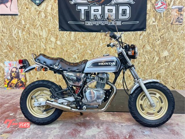 Ａｐｅ１００ＤＸ　タックロールシート　マフラー　キタコ製キックペダル　グラブバー　ダウンフェンダー他