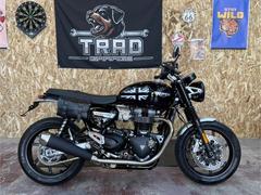 ＴＲＩＵＭＰＨ　スピードツイン１２００　ＥＴＣ２．０　ドラレコ　純正ＯＰバーエンドミラー　フェンレス　ポイントカバー　ステッカー他